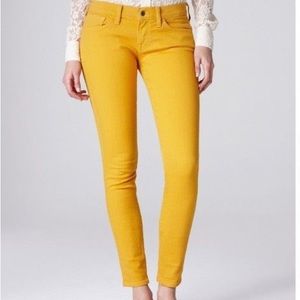 SOLD Lucky Brand Mustard Charlie Skinny Jean -27/4